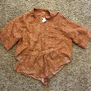 Free People PJ Set no tags